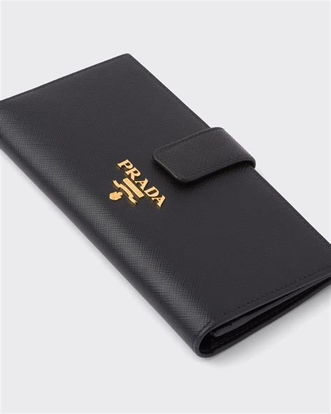 prada black saffiano leather wallet 2mo912 qwa f0002|Black Large Saffiano Leather Wallet .